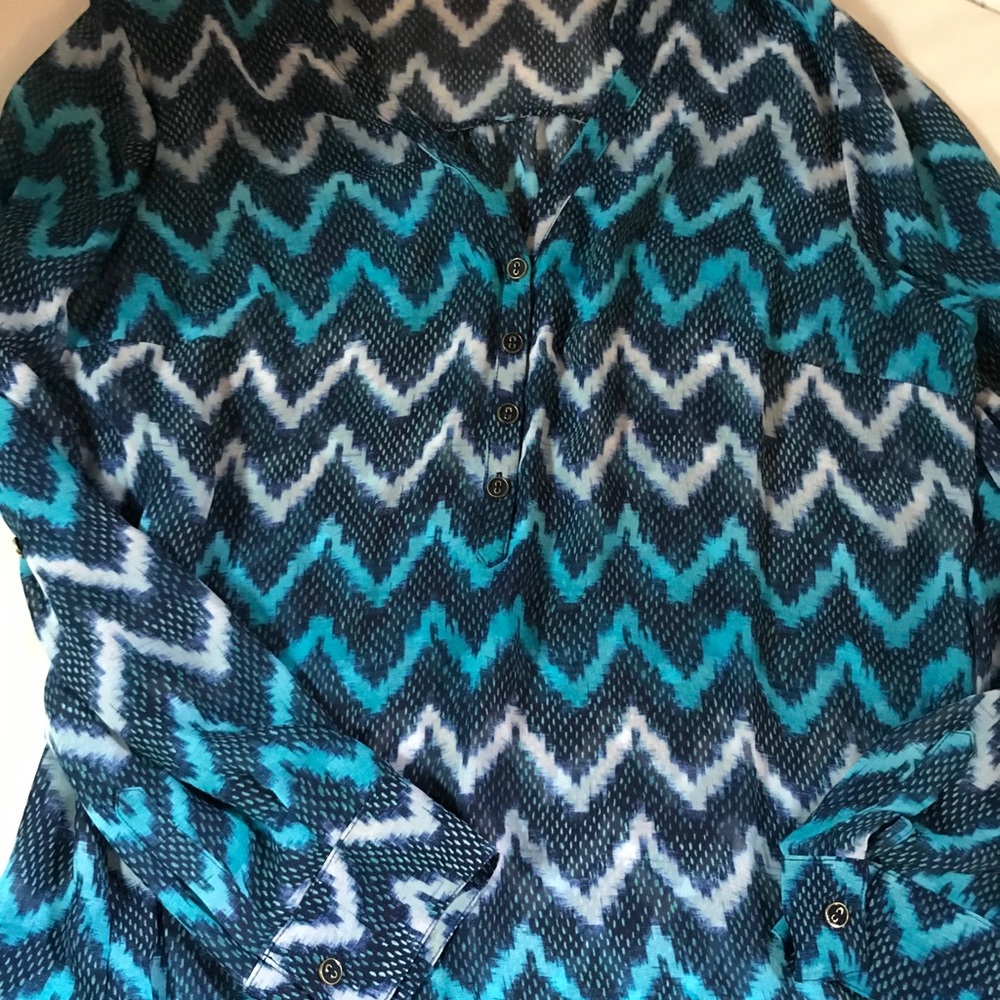 A.N.A XL Sheer blouse